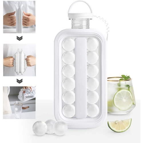 Wanhengda Hockey Pot Ice Cube Making Bottle - White