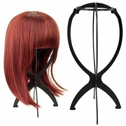 Adjustable Wig Stand - Black