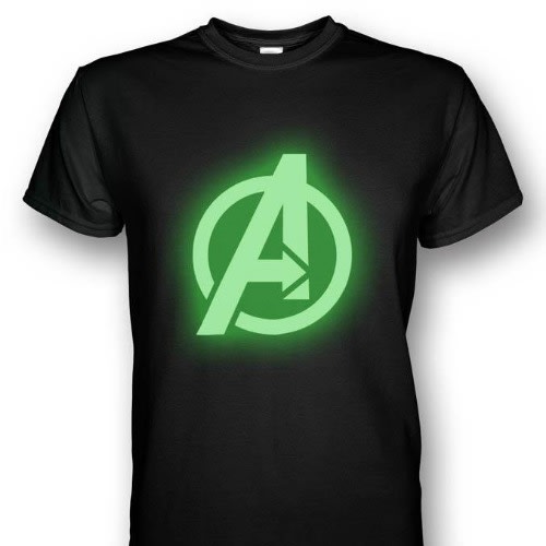 avengers glow in the dark shirt