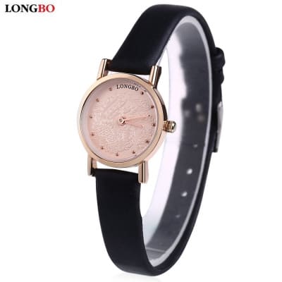 Longbo leather watch outlet