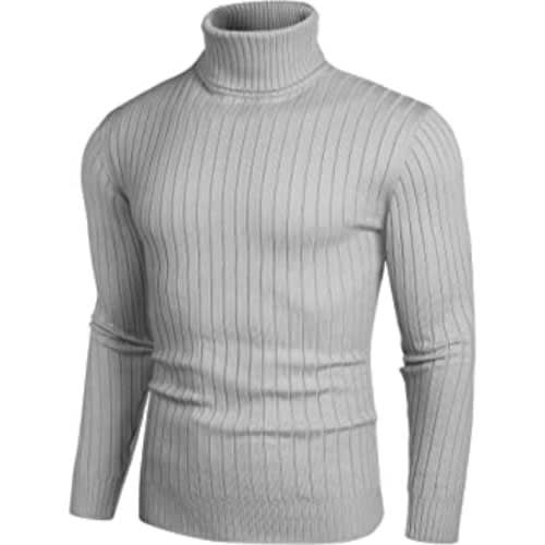 Unisex Turtle Neck Sweater - Light Grey | Konga Online Shopping