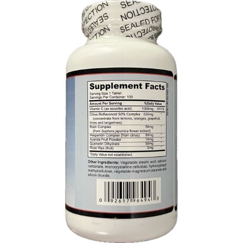 Vitamin C With Bioflavonoids / Rutin / Hesperidin / Acerola 1000mg