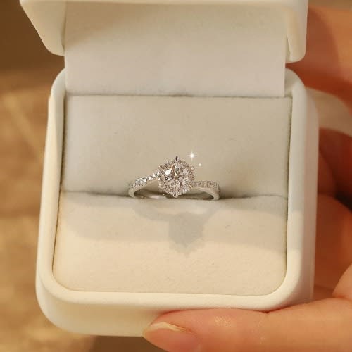 Women Engagement Ring- Sterling Silver | Konga Online Shopping
