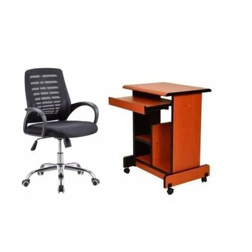 Table & Swivel Office Chair Konga Online Shopping