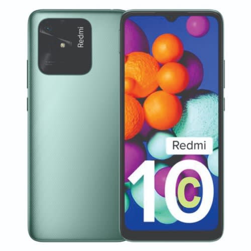 Redmi 10C - 6.71" - 64GB ROM - 4GB RAM - Dual SIM - 4G LTE - 5000mAh - Fingerprint - Green.