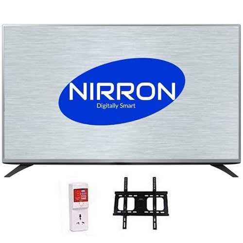 NIRRON 43" LED Tv With Side Speaker + Free Wall Bracket & Tv Guard-