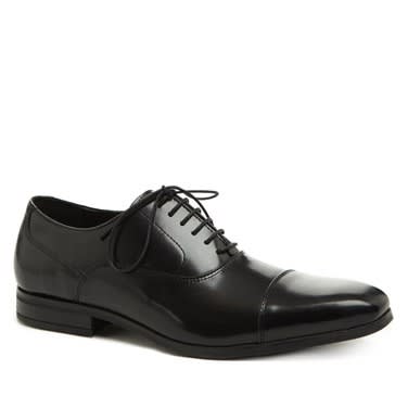 Dunnes Men's Black Patent Leather Shoes 