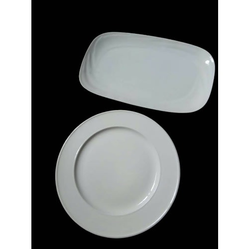 White Porcelain Breakable Plates 6 Pieces Konga Online Shopping