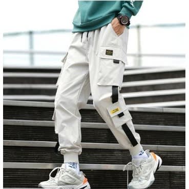 White best sale casual joggers