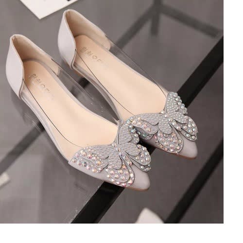 butterfly flat shoes