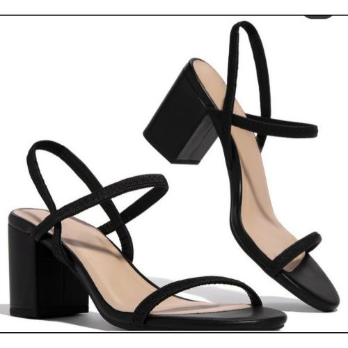 Mini block cheap heel sandals