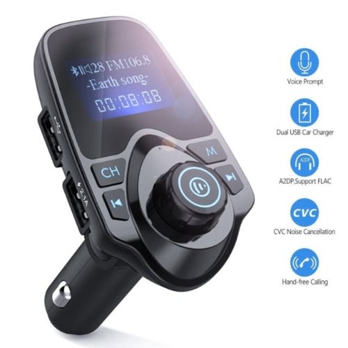 Bluetooth Car Kit MP3 Player FM Transmitter Wireless Radio Adapter USB –  MaximalPower