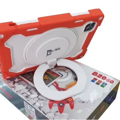 Tab B-2060 Kids Tablet - 10.1" - 256GB ROM - 6GB RAM - 4G Dual SIM - 6000mAh - Orange Case.