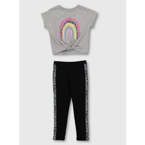 TU Rainbow Top Leggings Set Konga Online Shopping