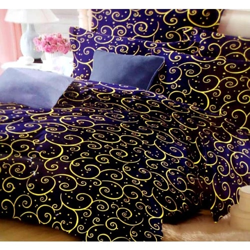 Glamorous Floral Pattern Bedding Set Duvet Bedspread With 4 Pillow Cases Konga Online Shopping