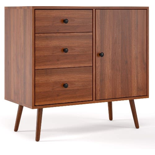Ibk Wide Dresser With 3 Drawer Chest And 1 Side Cabinet Konga