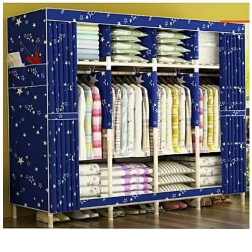 Wooden shop mobile wardrobe
