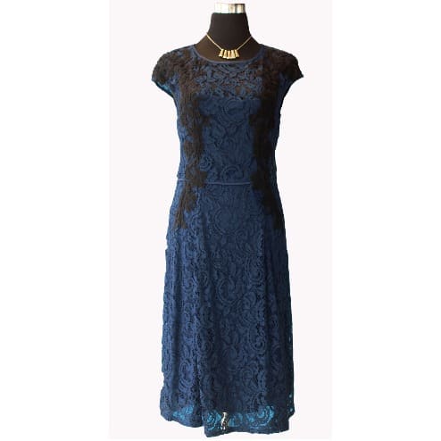 Lace Dress - Blue | Konga Online Shopping