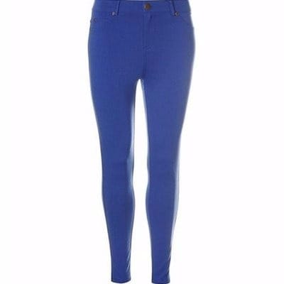 ladies blue jeggings