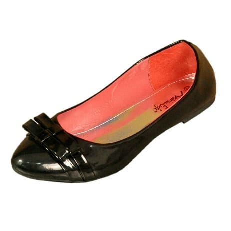 Ladies Patent Leather Flat Shoes 