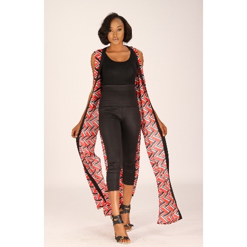 ladies maxi kimono