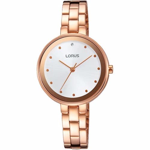 lorus rose gold watch