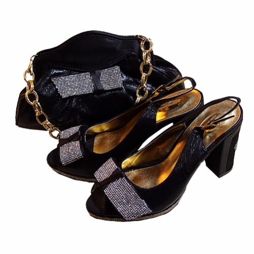 Ladies Shoe \u0026 Bag - Black | Konga 