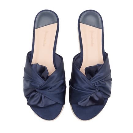 ladies navy slippers