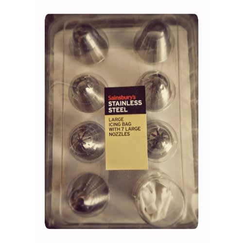 Sainsbury Large Icing Bag With 7 Large Nozzles Konga Online Shopping