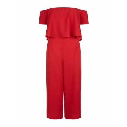 new look jumpsuit red