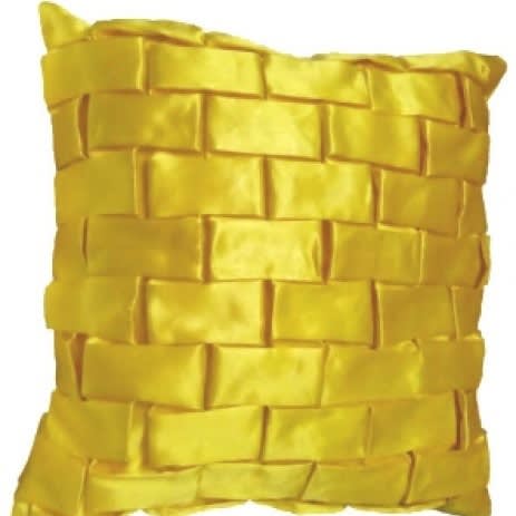 Light Yellow Hand Pleated Throw Pillow Konga Online Shopping