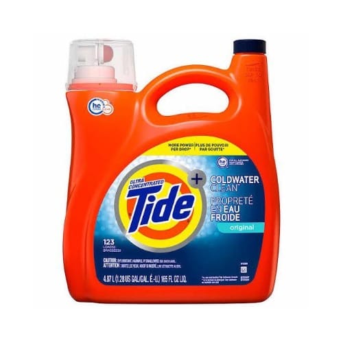 Tide Liquid Laundry Detergent- Cold Water Original - 165floz -4.87 L