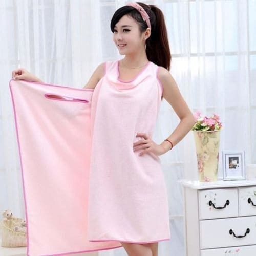 Microfiber Wrap Around Bath Towel Pink Konga Online Shopping