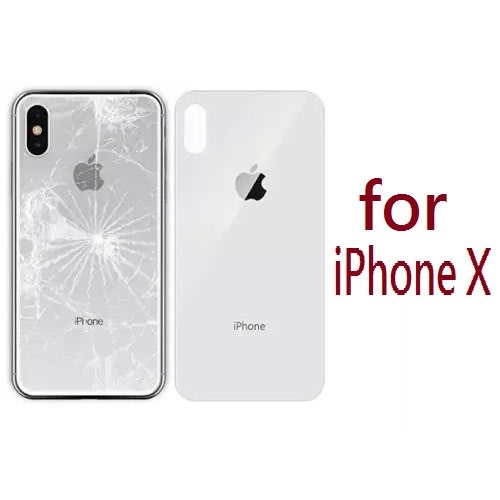 Back Screen Protective Tempered Glass For iPhone X White Konga