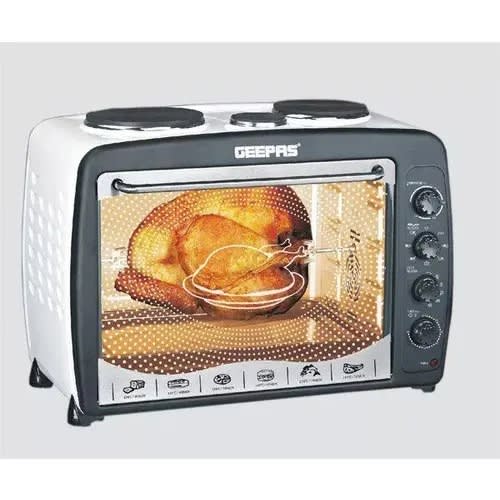 Geepas Oven Toaster + Hot Plate 60L 2000W Konga Online Shopping