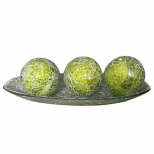 Set Of 3 Decorative Balls Lemon Konga Online Shopping