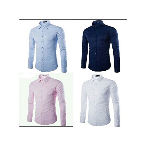 Men's Formal Shirts - Sky Blue, Navy Blue, Pink & White | Konga Online ...