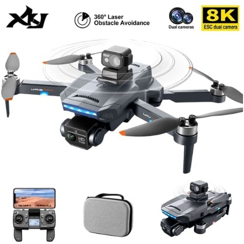 GPS Drone 1.5km 4K Professional HD Camera Foldable Drone 2 Battery