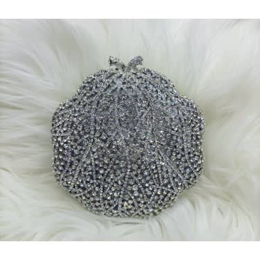 silver clutch purses