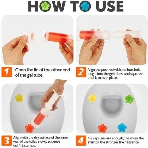 Toilet Cleaning Stamp 12 Stamps Konga Online Shopping