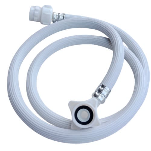 Water connection for cheap automatic washing machine