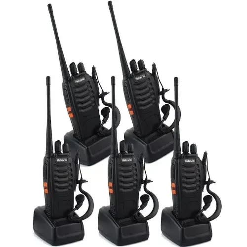 Baofeng Two Way Radio Walkie Talkie With 5 Earpieces Konga Online