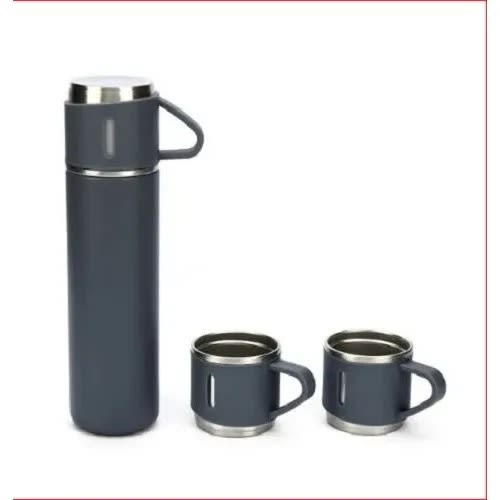 Vacuum Flask With 3 Cups -500ml | Konga Online Shopping