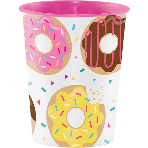 Creative Converting Plastic Keepsake Cups, Donut Time