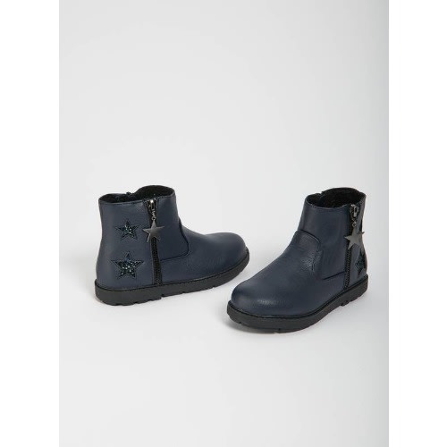 TU Navy Faux Leather Star Boots Konga Online Shopping