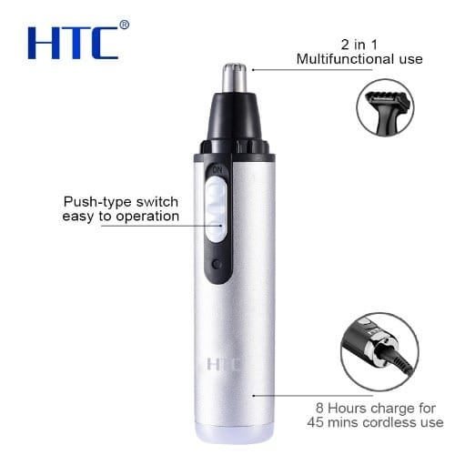 HTC Htc German Htc Beard And Nose Hair Trimmer Electric Nose Trimmer  (at-036) | Konga Online Shopping