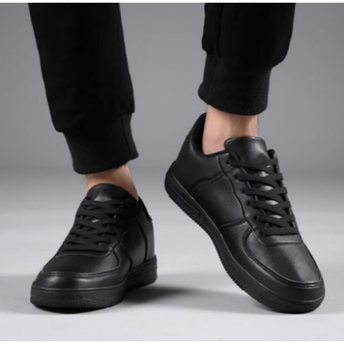 Black lace up sneakers sales