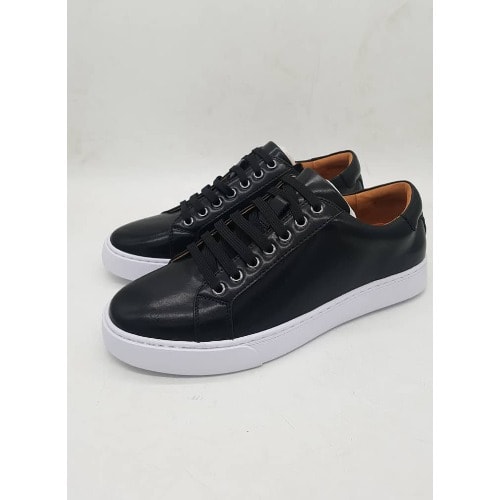 Leather Sneakers - Black | Konga Online Shopping