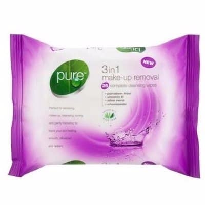 Make-Up Removal Wipes - 25-In-1 Pack.