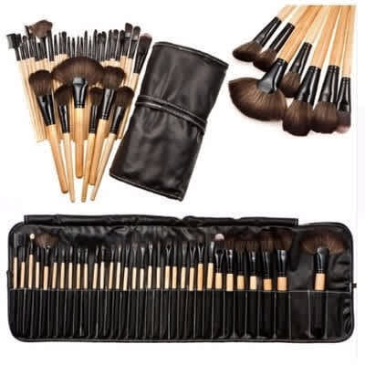 Makeup Brush Set With Purse 32 Piece Konga Online Shopping